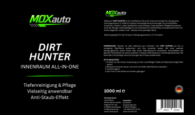 MOXauto DIRT HUNTER – Innenraumreiniger All-in-One