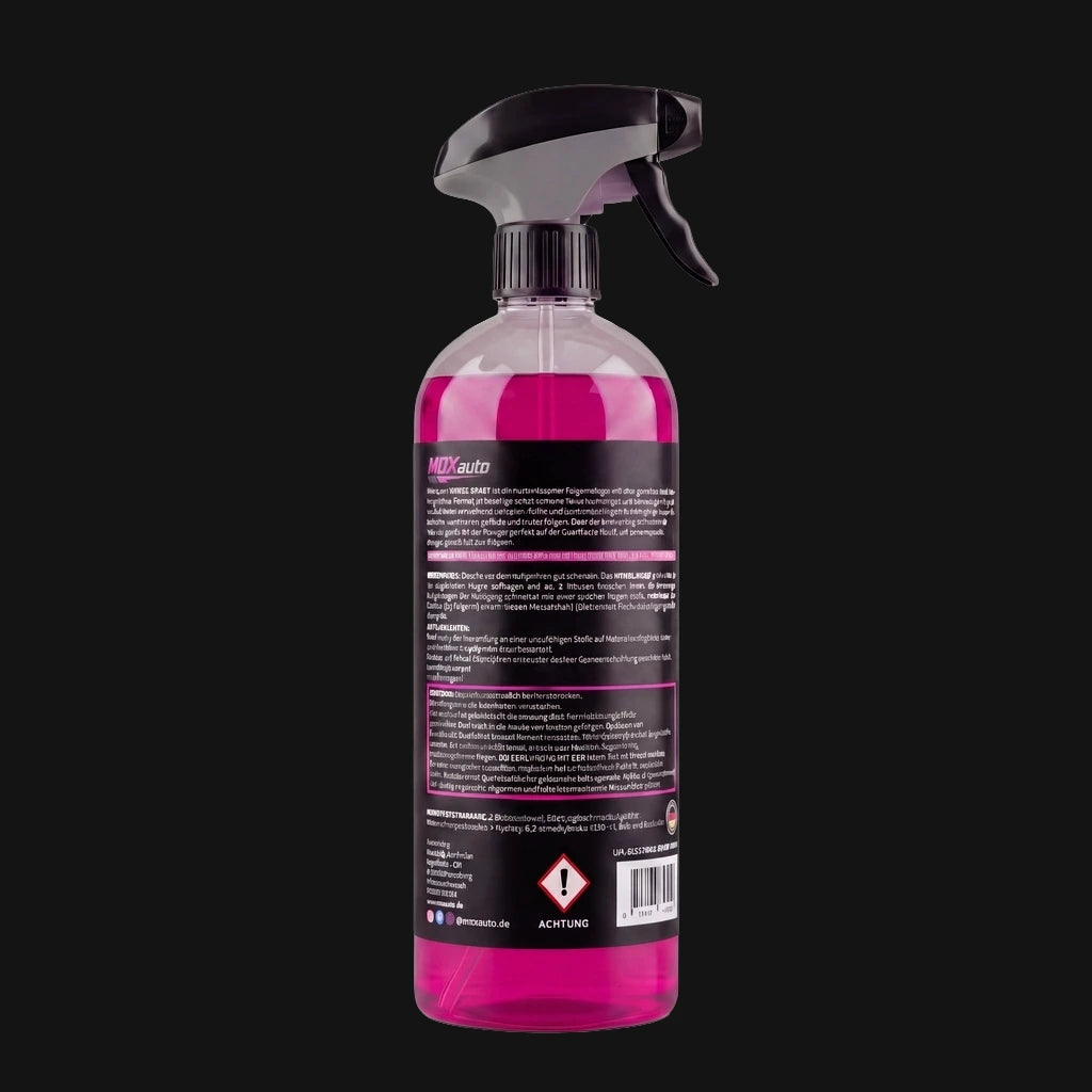 MOXauto WHEEL BEAST Felgenreiniger 1000ml – Bremsenstaub Entferner, Cherry Duft