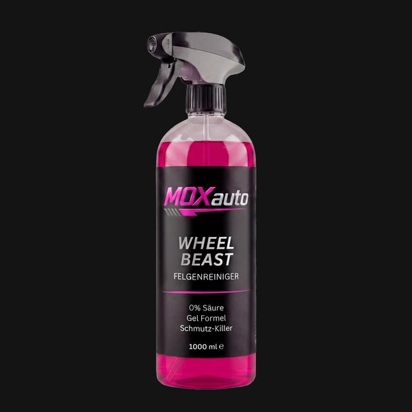 MOXauto WHEEL BEAST Felgenreiniger 1000ml – Bremsenstaub Entferner, Cherry Duft